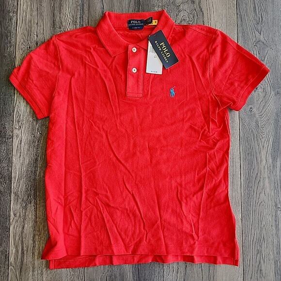 Polo Ralph Lauren Other - Polo Ralph Lauren Golf Shirt Boys SP Red Short Sleeve Collared Classic Fit